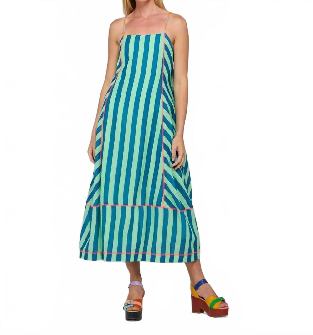 NEW BOOM SHANKAR sami midi dress in capri green
